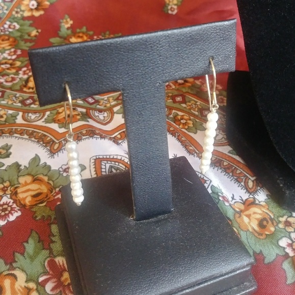 Pearl necklace and earring set in sterling silver - Picture 4 of 8